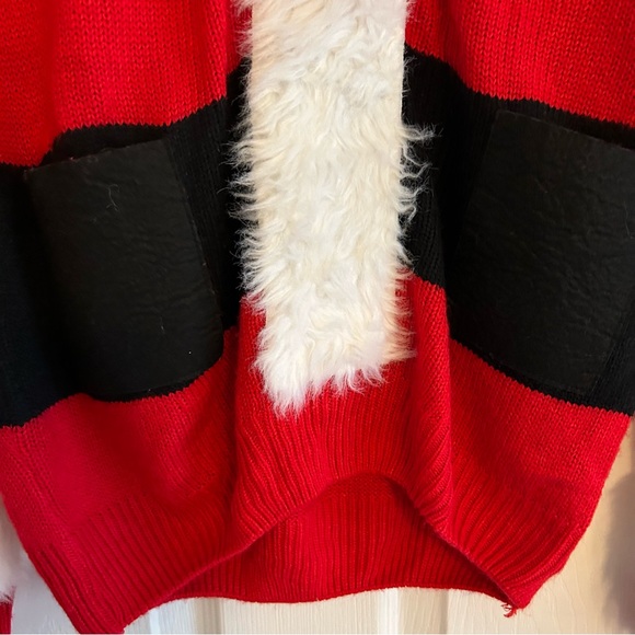 Mik Mesh NWT Women's Santa Sweater size Small - Picture 4 of 9
